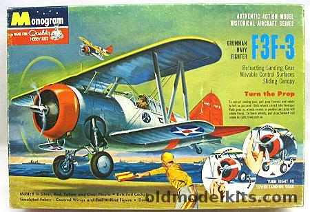 Monogram 1/32 Grumman F3F-3 - (F3F3), PA70-198 plastic model kit